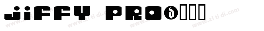 Jiffy Pro字体转换